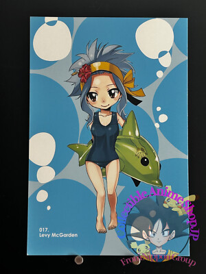 Levy McGarden Fairy Tail Big Card 017 Japanese Collection Hiro Mashima Limited
