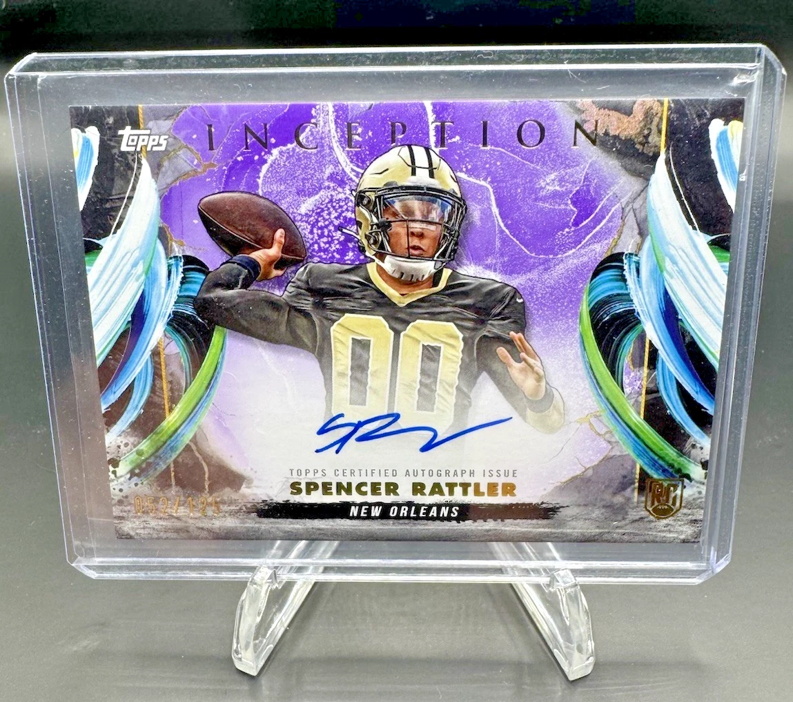 Spencer Rattler Topps Inception Rookie Autograph Variations #RAVSR Base