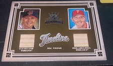 Donruss Baseball Diamond Kings Jim Thome Dual Bat Relic GU SSP/25 Indians Phills