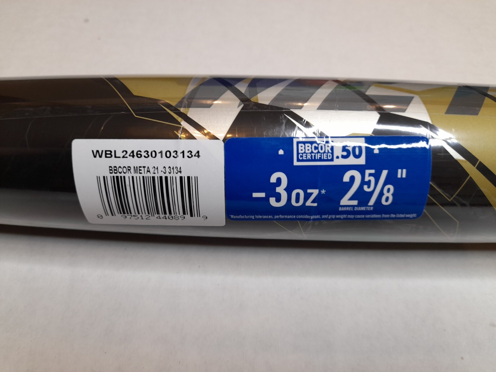 NEW 2021 Louisville Slugger Meta 34/31 (-3) BBCOR Baseball Bat BBMTB3-21