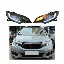 Headlight Assembly For Honda Fit 2015-2019 Full Led Beam Projector Led Drl