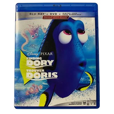 Disney Pixar Finding Dory Trouver Doris Blu-Ray + DVD + Digital