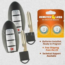2 For 2013 Infiniti M35 Replacement Car Remote Key Fob Keyless Entry Uncut Blade 2 For 2013 Infiniti M35 Replacement Car Remote Key Fob Keyless Entry Uncut Blade