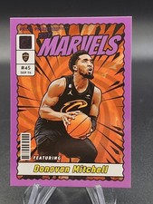 2023-24 Donruss Donovan Mitchell Net Marvels PURPLE Press Proof Cavaliers #15