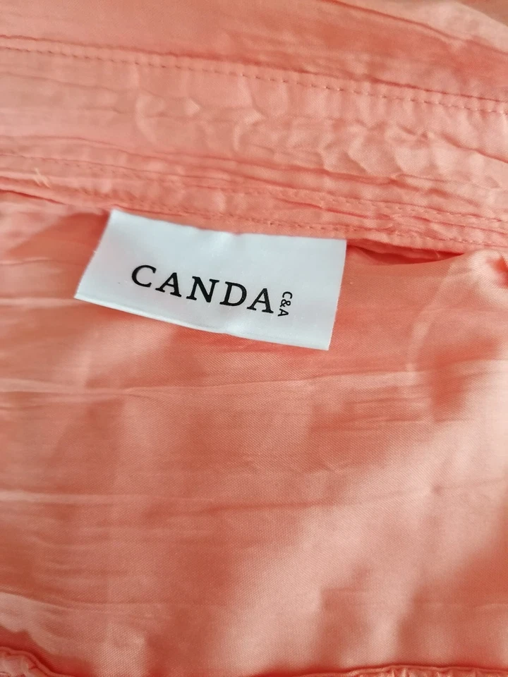 Bluse "Canda" Gr. 40 Orange - Bild 3 von 4