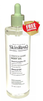 Skin ResQ Stretch Mark Body Oil Vita E Complex 5% Supports Skin Recovery 8 FL.OZ