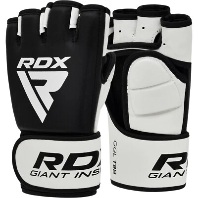 RDX MMA Gloves Grappling Muay Thai Kickboxing Punch Fighting Training Sparring