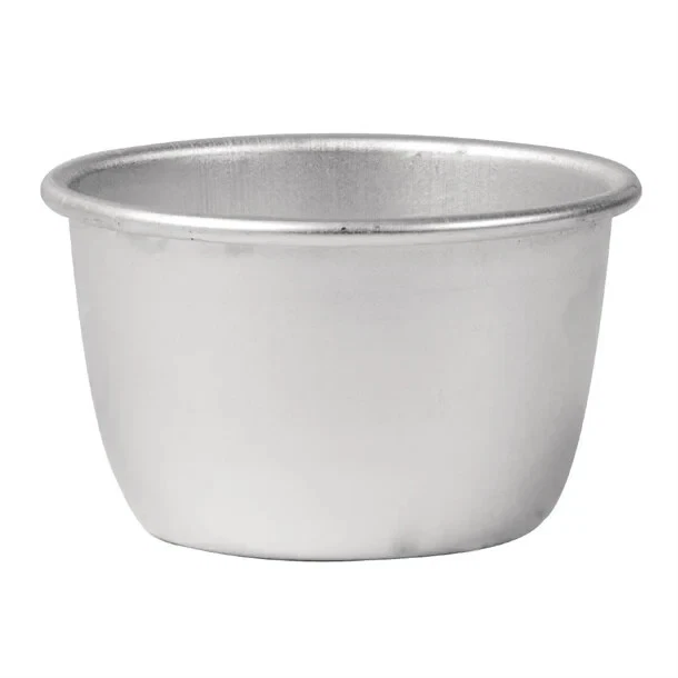 10 x Mini Pudding, Muffin Moulds, Bake Set Basin NonStick Aluminium Baking Cups - Image 2 of 4