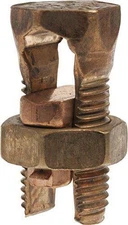 The Hillman Group 50323  Number 1/0 Strand Copper Split Bolt, 2-Pack
