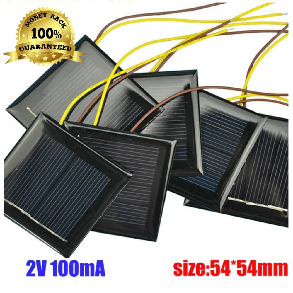 High material 5Pcs 54x54mm Courier shipping free Polycrystalline Solar Panel Cell Photovoltaic