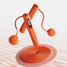 Cordless Jump Rope with Counter for Fitness - Adjustable Smart Skipping Rope For