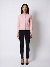 BCUK LONDON Ladies Women Crew Neck Button Up Cardigans Full Sleeve Soft