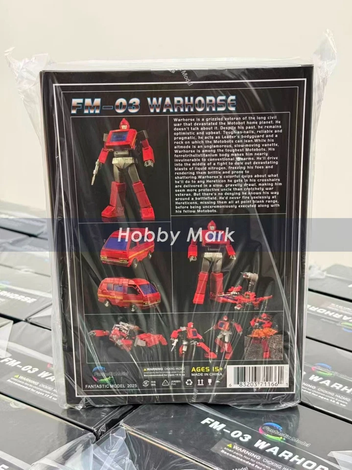 Fans Toys Fanstoys FT Ironhide Fantastic Model FM03 Warhorse G1 Diecast NEW 2025 - Image 2 of 4