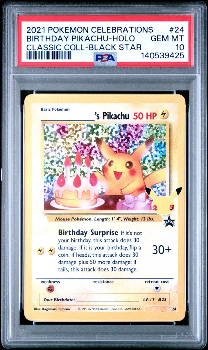 Birthday Pikachu for sale | eBay