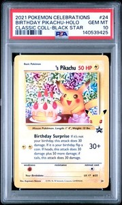 Birthday Pikachu Psa 10 | eBay