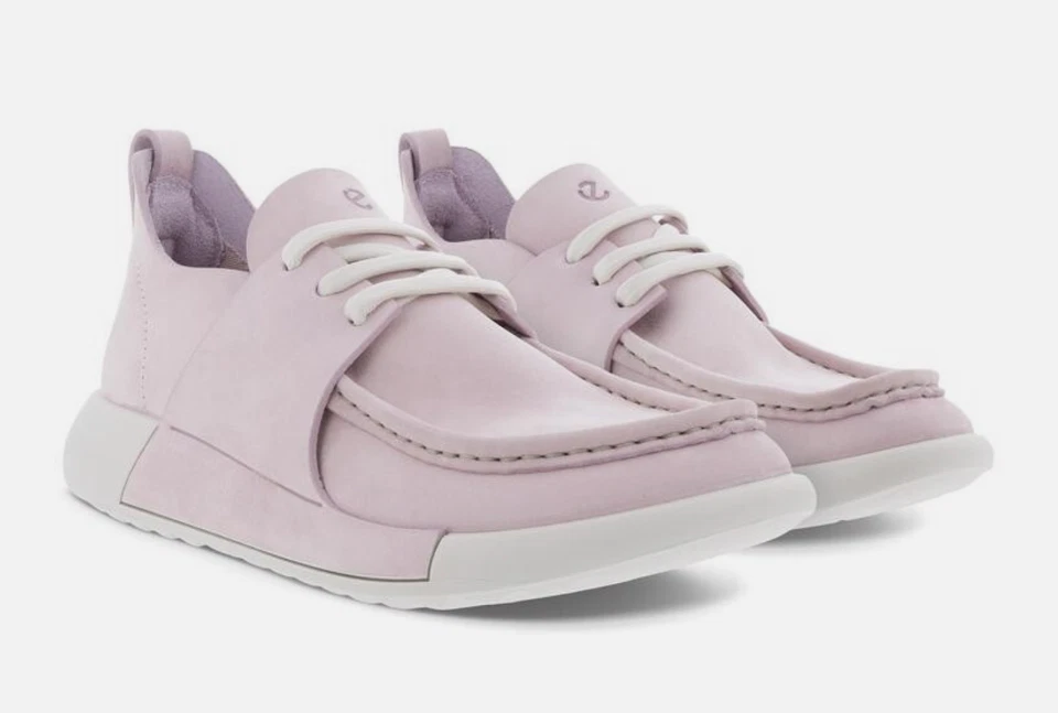 ECCO COZMO Mujer Cuero Zapatos Confort TALLA 40 EU/9-9.5 US en Violeta Hielo Foto 2 de 4