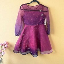 NWT Disney Tangled Rapunzel Tule Lanterns purple Princess Dress Girls Size 9/10