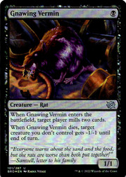 Gnawing Vermin 101/287 Foil The Brothers' War