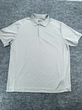 Nike Golf Men s Tour Performance Dri-FIT Polo Shirt Gray XL Short Sleeve
