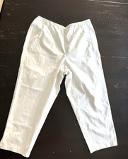 Eileen Fisher Pants Women 1X Organic Cotton Spandex Pull On Cropped Comfort