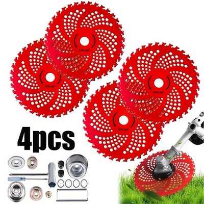 #ad #ad 4 Pack 9quot; Carbide Tip Circular Saw Brush Cutter Trimmer Weed Eater Blade Sets $29.98