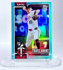 2026 Topps Series 1 Travis Adams RC Aqua Foil SP #149 Minnesota Twins