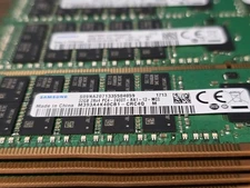 Lot of 32 Samsung PC4-2400T DDR4 ECC REG 32GB DRAM RDIMM Memory Working Pull 1TB