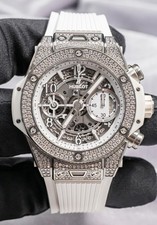 Hublot Big Bang Unico Titanium Pave Diamonds 42mm B&P 2019 441.NE.2010.RW.1704 3