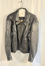 Harley Davidson FXRG Leather Motorcycle Jacke...