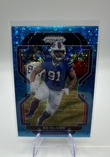 2021 Panini Prizm - Ed Oliver #119 No Huddle Blue Prizm /79