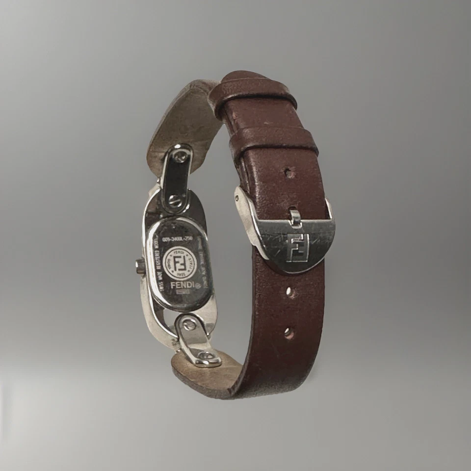 FENDI OROLOGI  Swiss Ladies Watch Pink CHAMPAGNE SUNBURST MODEL 009-3400L, Works - Image 3 of 4