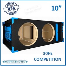 10" Sub Box Ported 10" Vented 30hz Dual Sub Box Subwoofer Enclosure Speaker Box