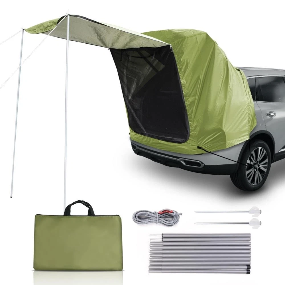 Outdoor Car Rear Tent Camping Camping CanopyCar Roof Extension Tent Sunshade An✾