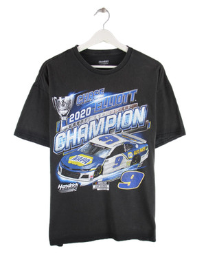 Vintage 2020 NASCAR Chase Elliott Champion Print T-Shirt Grau XL Herren