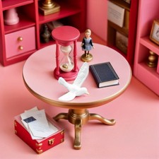 6 Pcs Mini Resin Birds Figurine Tiny White Dove Simulation Model for Miniatures