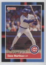 1988 Donruss Dave Martinez (Solid Blue Upper Left Corner) #438 0b5
