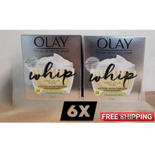 6 x Olay Whip active Moisturizer Sunscreen SPF 25 EXP Dec 2024 - FREE SHIPPING
