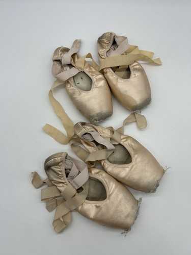 Used “Dead” Pointe Toe Shoes Two Pairs For Arts & Crafts