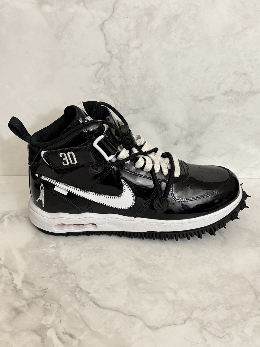Nike Air Force 1 Mid x Off-White Sheed Black Patent Leather  display picture 1