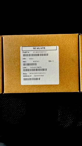 Seagate X18 Exos 18TB, 7200RPM, 3.5" (ST18000NM000J) Enterprise Hard Drive - Photo 4/4