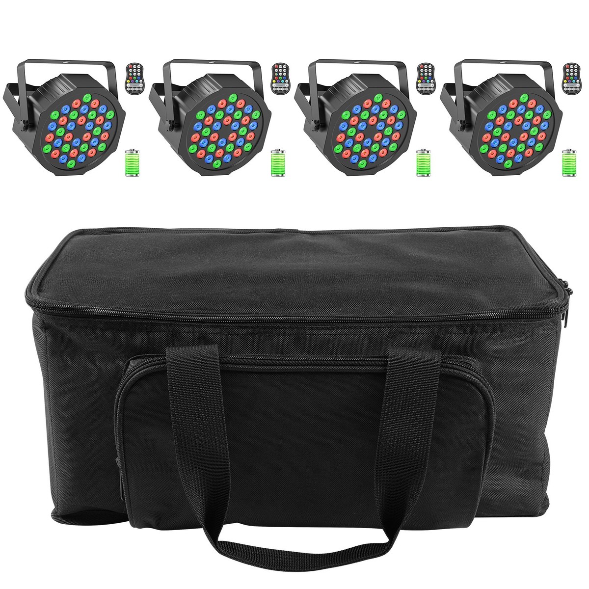 Batteria Ricaricabile 36 RGB LED Par DMX dj Luce di Palco