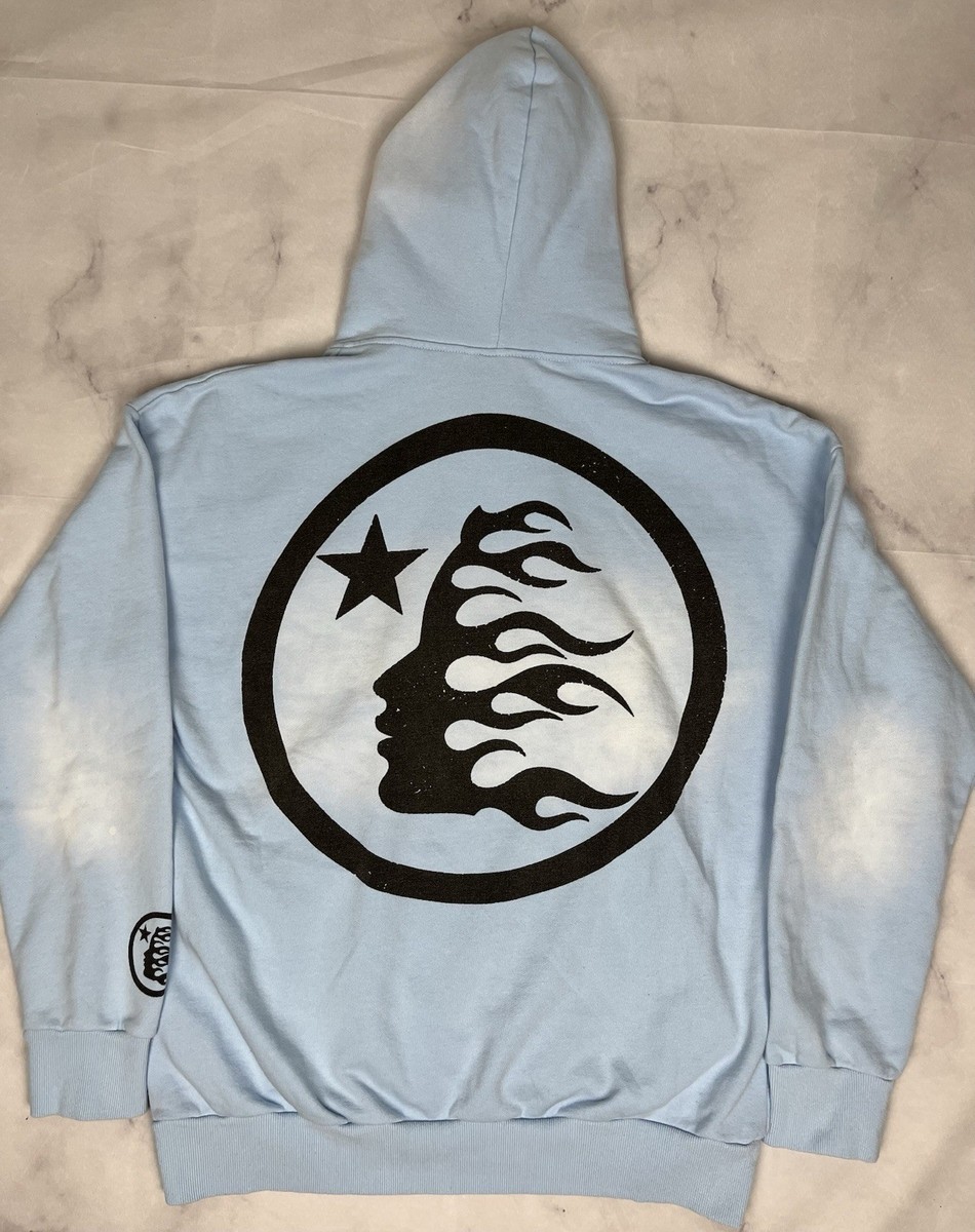 大幅値下げしました！ HELLSTAR ライトブルーパーカー Hellstar Hoodie Light Blue (Men's Small) Brand New with Tags | eBay