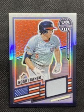 2026 Panini Stars & Stripes Prizm USA Baseball Noah Franco USA Materials #USA-NF