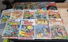 Lot of 13 Vintage Marvel Comic Books 1970s/1980s Sub-Mariner Hulk Daredevil