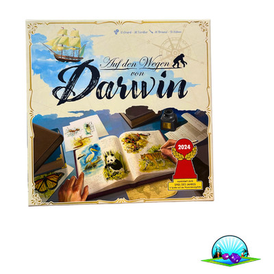 Auf den Wegen von Darwin Asmodee Spiel - Vollständig