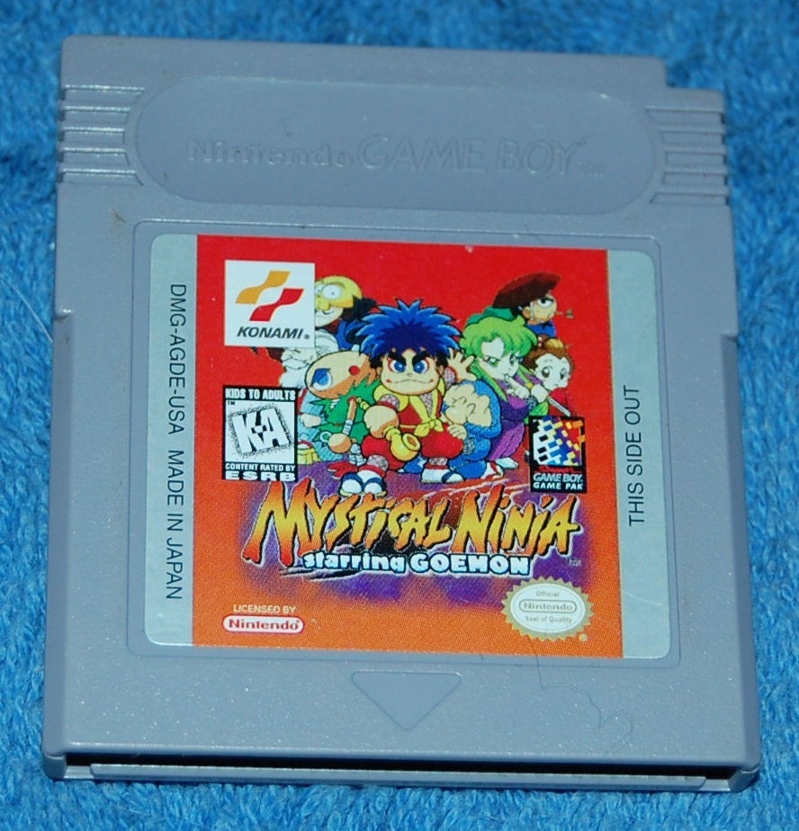 Mystical Ninja Starring Goemon Nintendo Game Boy Game, Cleaned & Tested
