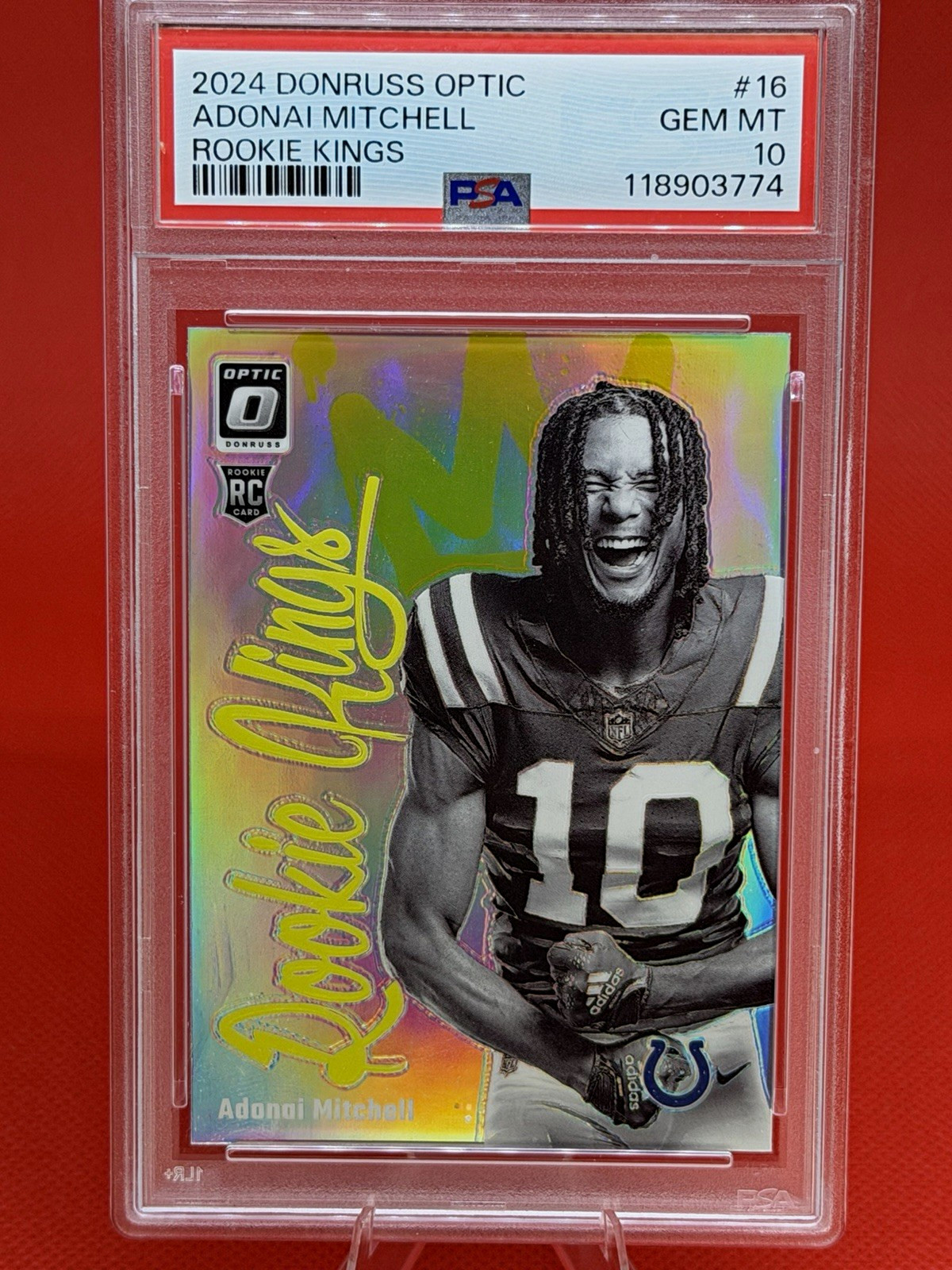 Adonai Mitchell Panini Donruss Optic Rookie Kings #16 Base
