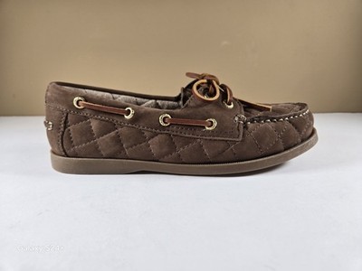 Sebago Women's Shoes Size 6.5 Color Quilted Brown Style Bb40210