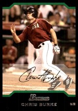 Chris Burke 2004 Bowman Draft Picks & Prospects #BDP157 Astros MLB READ