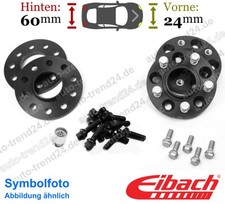 Eibach Spurplatten schwarz VA 24mm & HA 60mm u.a.: BMW 5er Touring G31 17-25